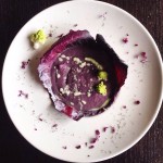 Vellutata Bicolore di Cavolo Cappuccio Viola e Broccolo Romano